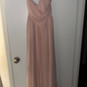 Tevolio Strapless Blush Gown